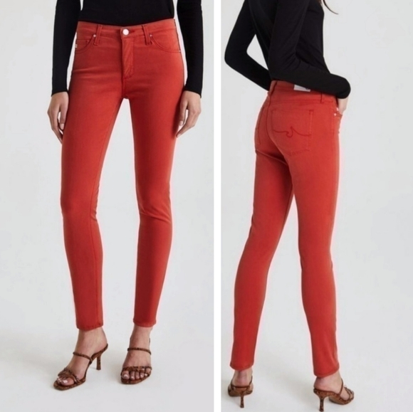 AG Adriano Goldschmied Stilt Cigarette Leg Pants Size 31R - Picture 1 of 11